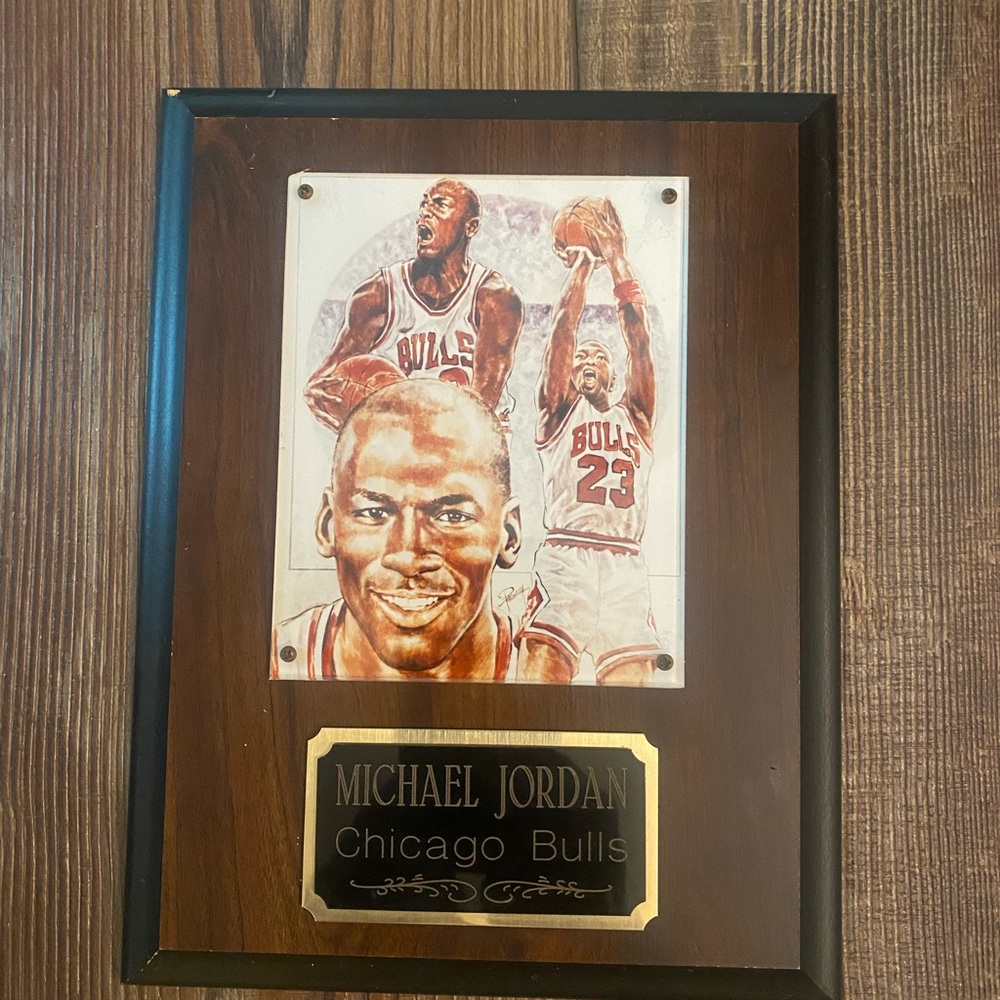 Michael Jordan Chicago Bulls Plaque